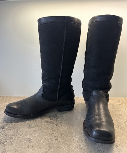 Zierliche leder stiefel ugg - zierliche, leder-stiefel,