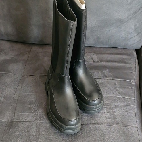 Ugg damen lederstiefel schwarz - damen,