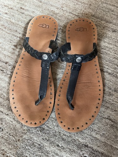 Ugg flip flops leder - ugg,