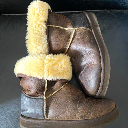 Ugg damen schneestiefel leder - ugg,