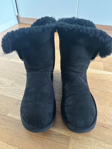 Ugg boots damen schwarz - gr.39,