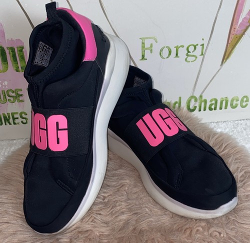Ugg sneaker schwarz pink - sneaker,